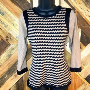 Limited | Chevron Pattern Light Knit | M
